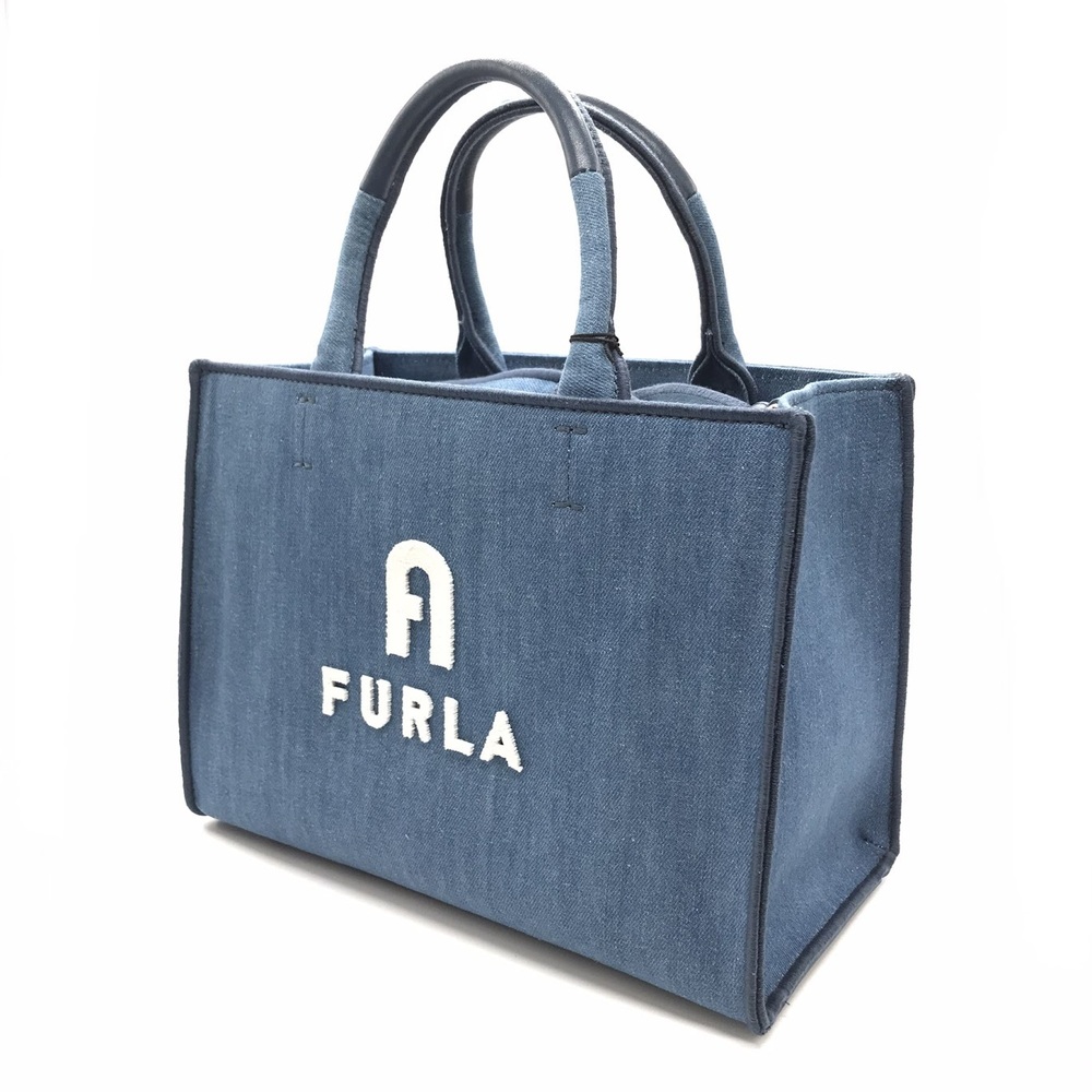 Furla OPPORTUNITY Shoulder Bag Tote Blue